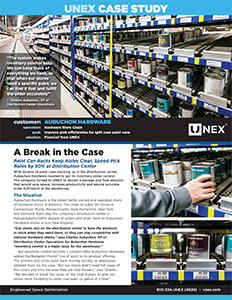 UNEX Aubuchon Hardware Case Study - Flow Racks