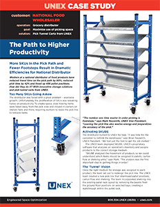 UNEX Food Wholesaler Case Study - HD Storage